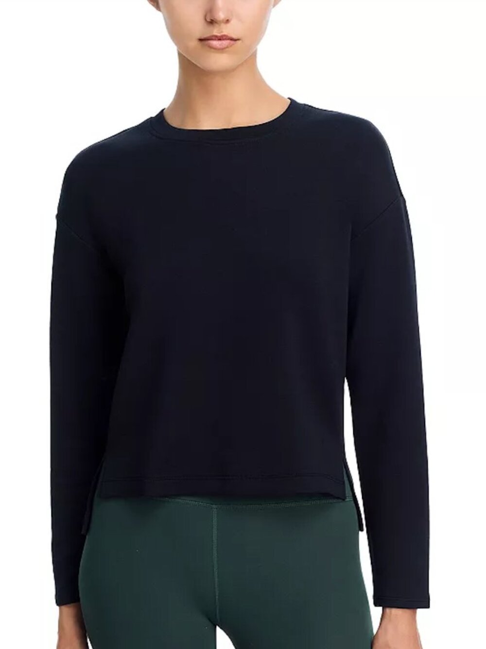 SPANX® AirEssentials Crewneck Tee, Black, Size M